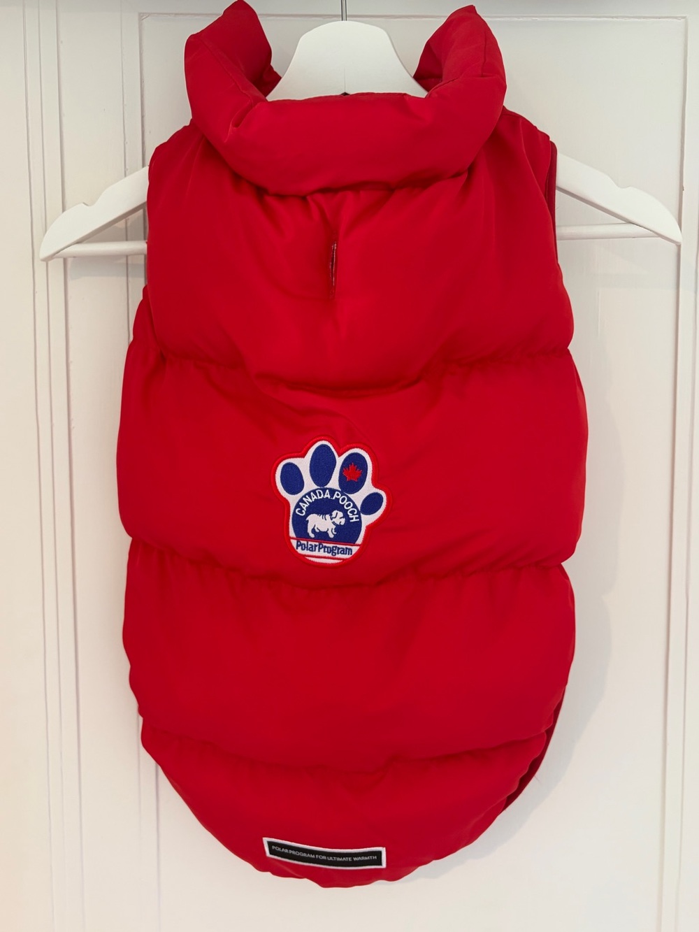 Canada Pooch Red Puffer Dog Jacket